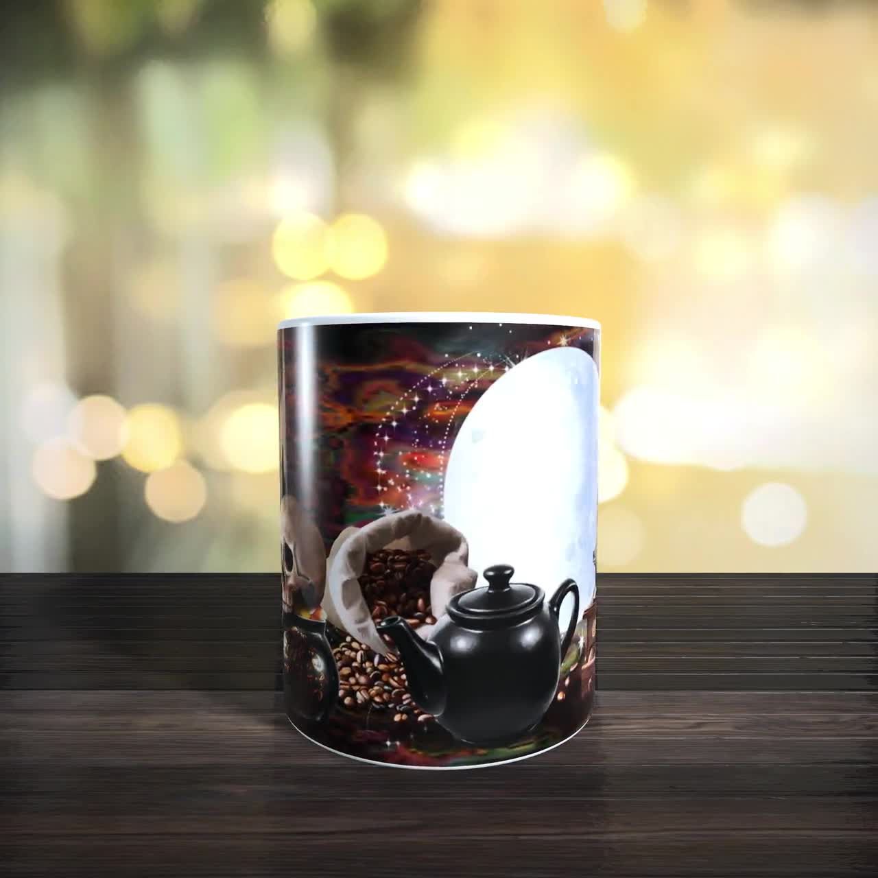 2 Sublimation Mug Templates Png, PNG File for Sublimation