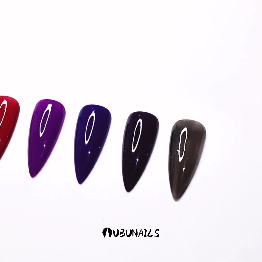 Neon Press On Nails: Custom Handmade False Nails, Metropolis Colors video poster