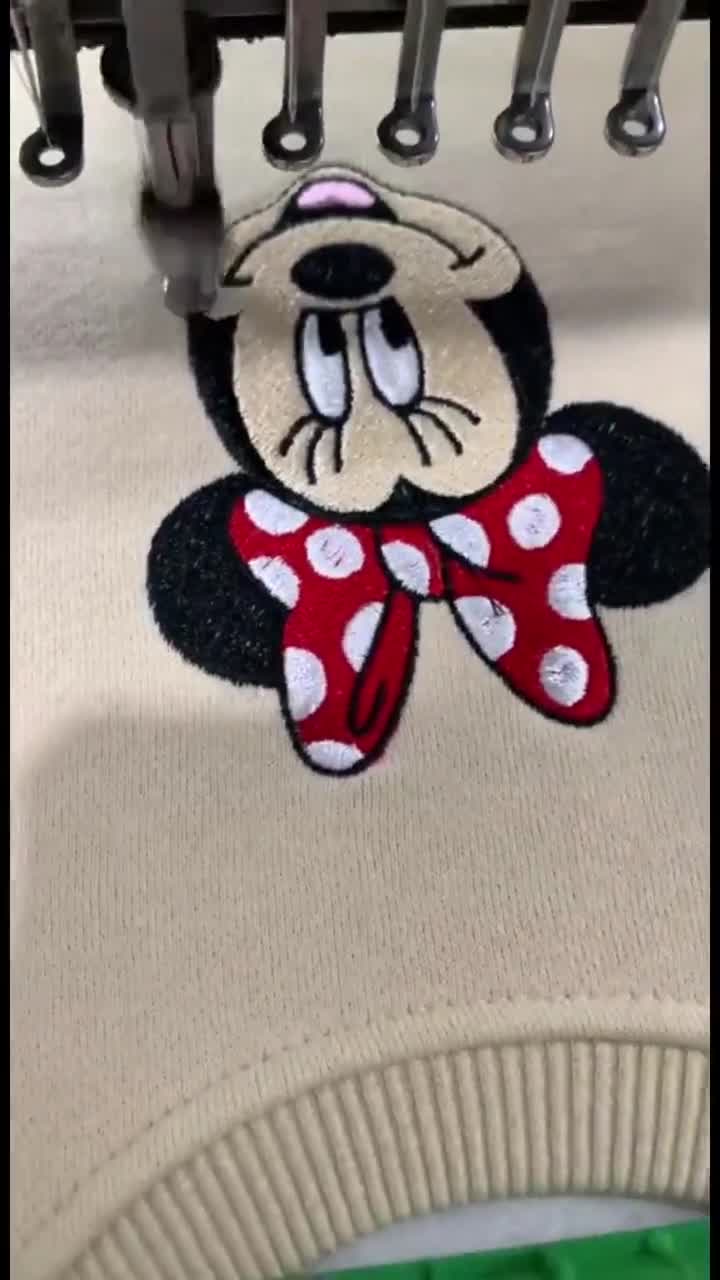 Sorcerer Minnie Embroidered Baby Tee, Fantasia Disney Crop Top, Minimal Minnie Mouse Shirt, Cute Magical Outfit video poster