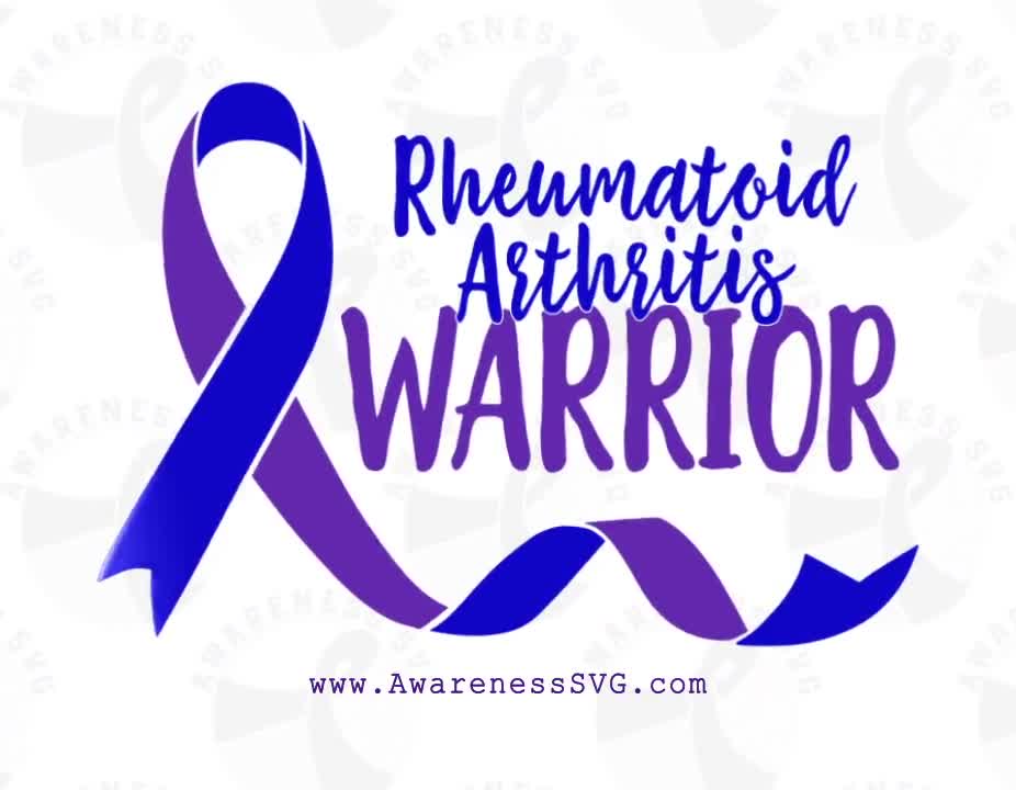 Rheumatoid Arthritis Awareness Warrior Unbreakable Gift Poster