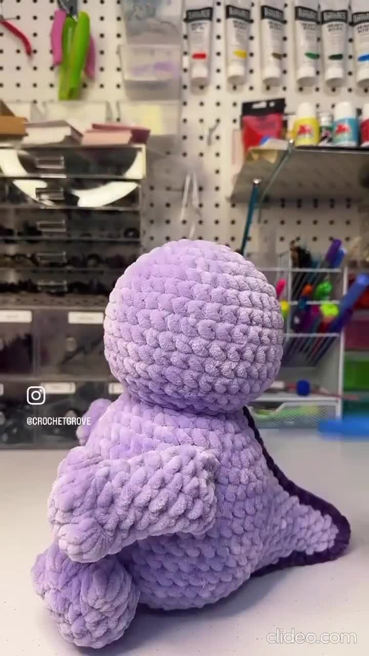  BlisteriArt Handmade Crochet Violet Axolotl Stuffed