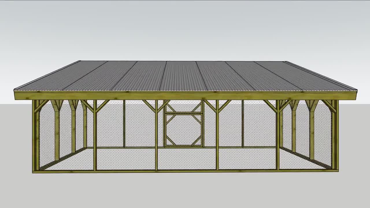 鶏小屋の設計図 12x20 - PDFダウンロード - Etsy 日本