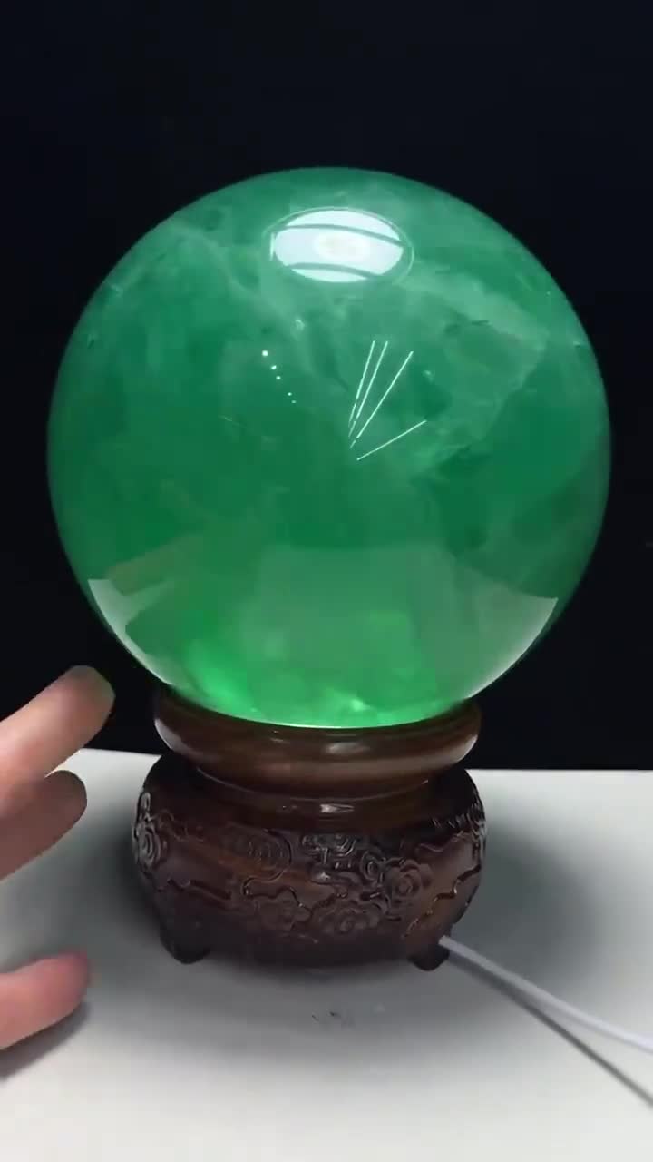 4.9kg Natural Green Fluorite Ball,fluorite Sphere,green Fluorite 