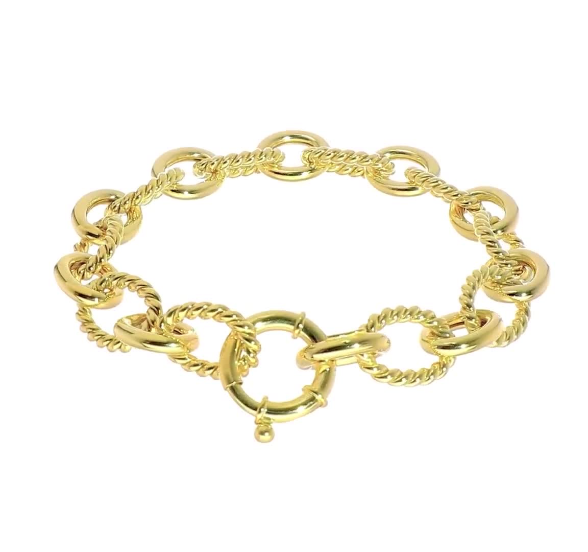 OX JEWELRy High-end Plate Chain Bracelet | MB -