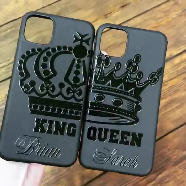 queen of hearts / King and Queen romanting matching cards case – CASETiFY