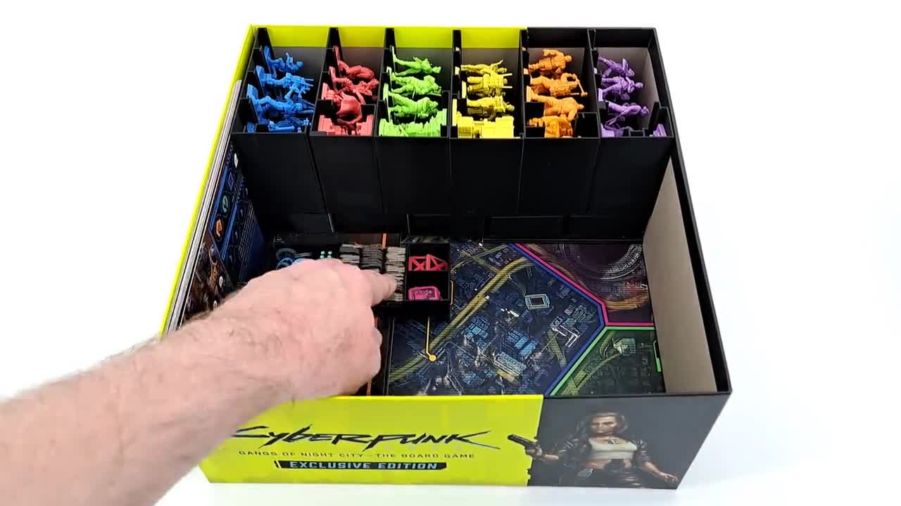 Cyberpunk 2077: Gangs of Night City - Board Game Insert