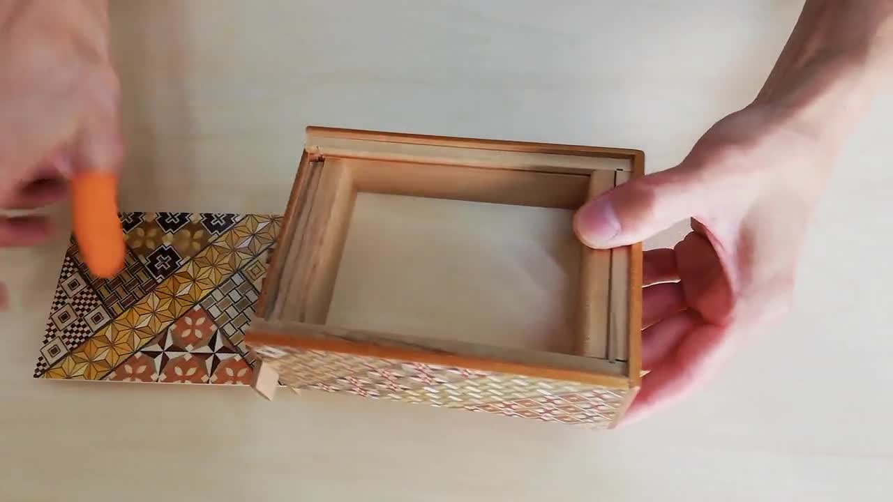 Drawer 10 Steps Traditional Yosegi 5 Sun (6inch/150mm) Japanese