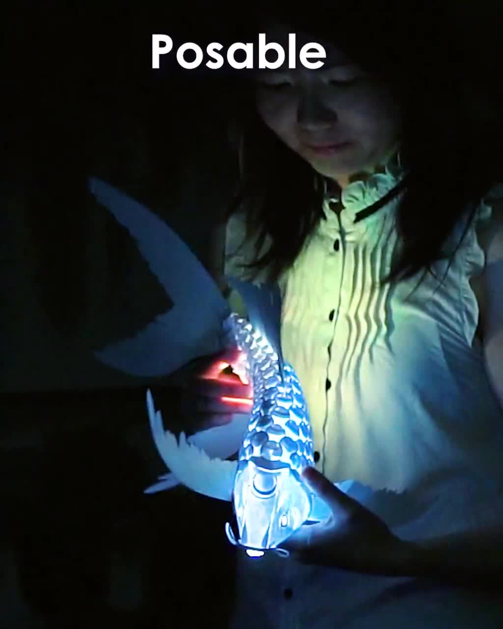 15 個パック DIY ペーパー鯉ランタン - 3D パズル フィッシュ