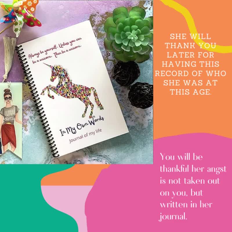 Unicorn Journal-spiral Bound 5.5x8.5 Journal for Girls Kids Gift Little Girl  Diary Little Kid Journal Daughter Diary Daughter Note 