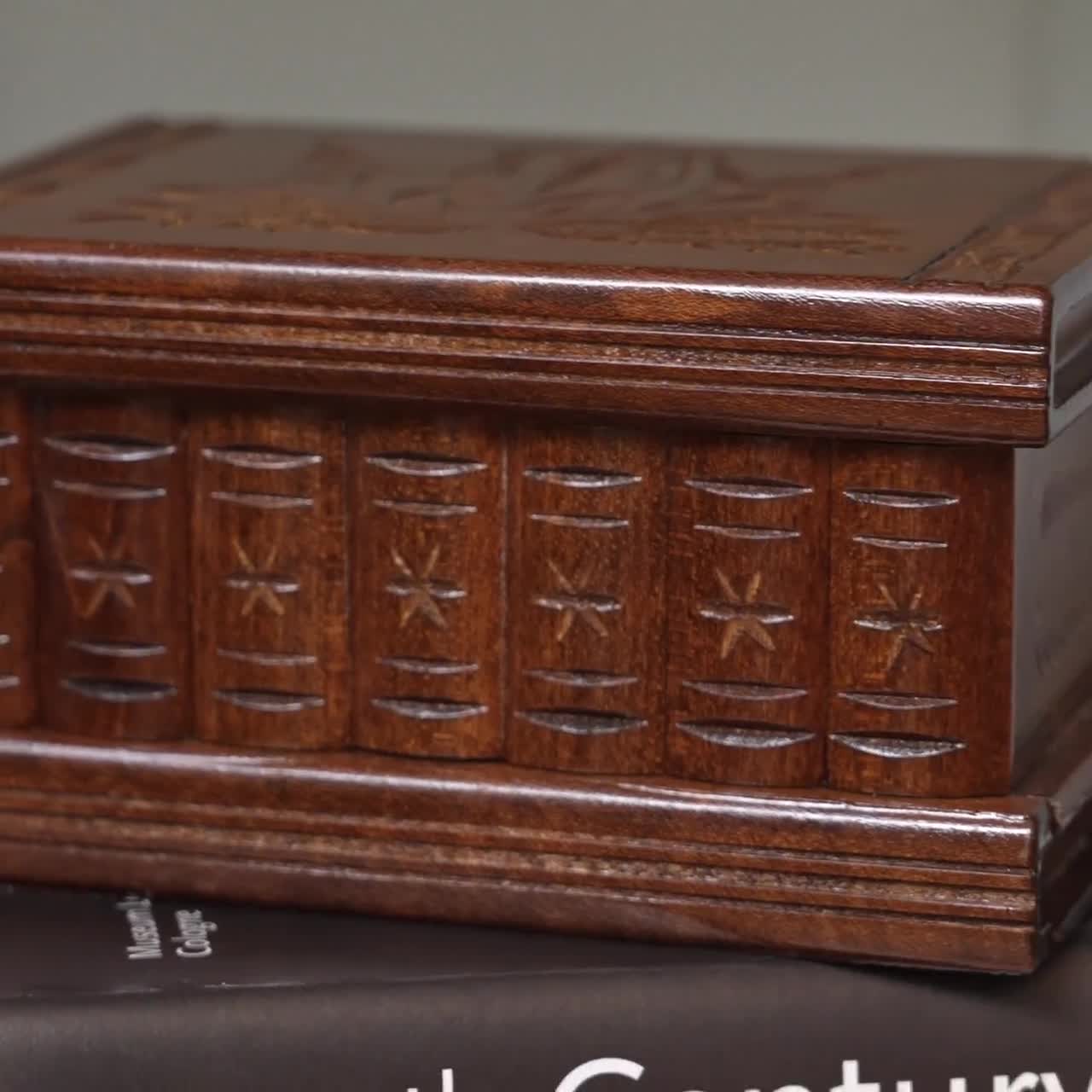 ♡おすそ分けケース♡ Amazon.com: HIPNOOK 2 Pack Unfinished Wooden Box with Lid