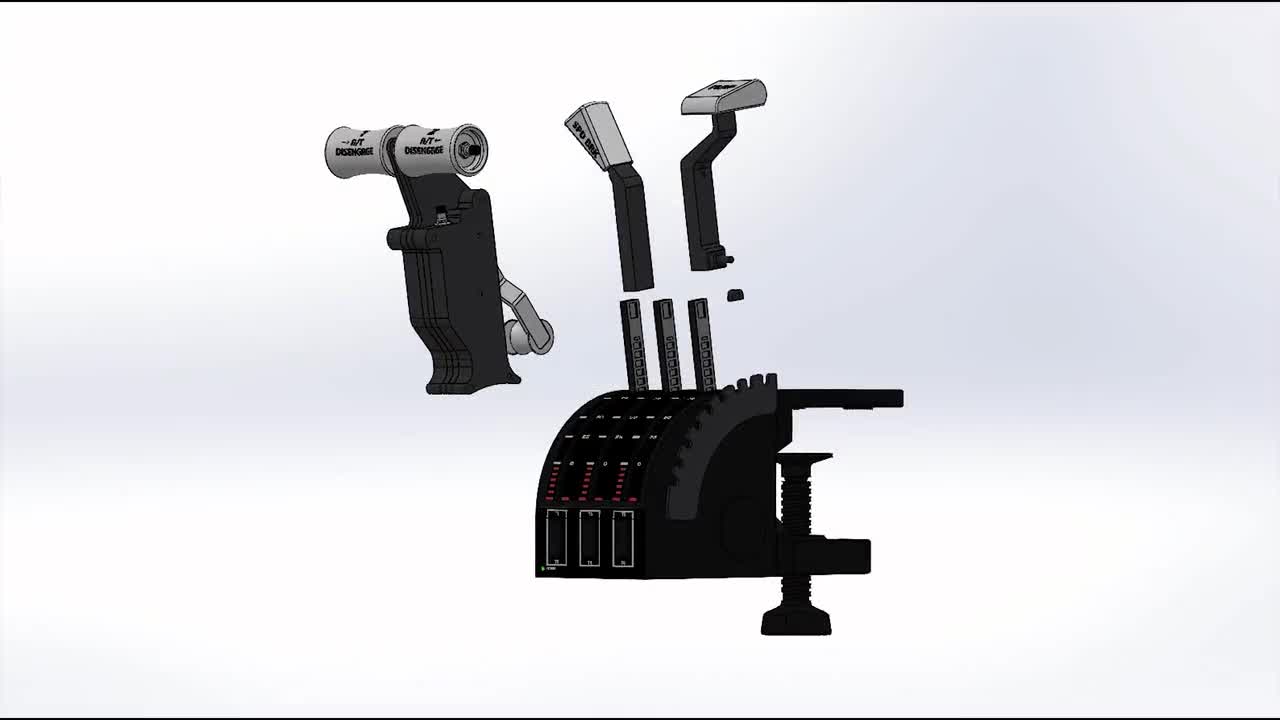 ボーイング737 スラストレバー アップグレードキット Saitek