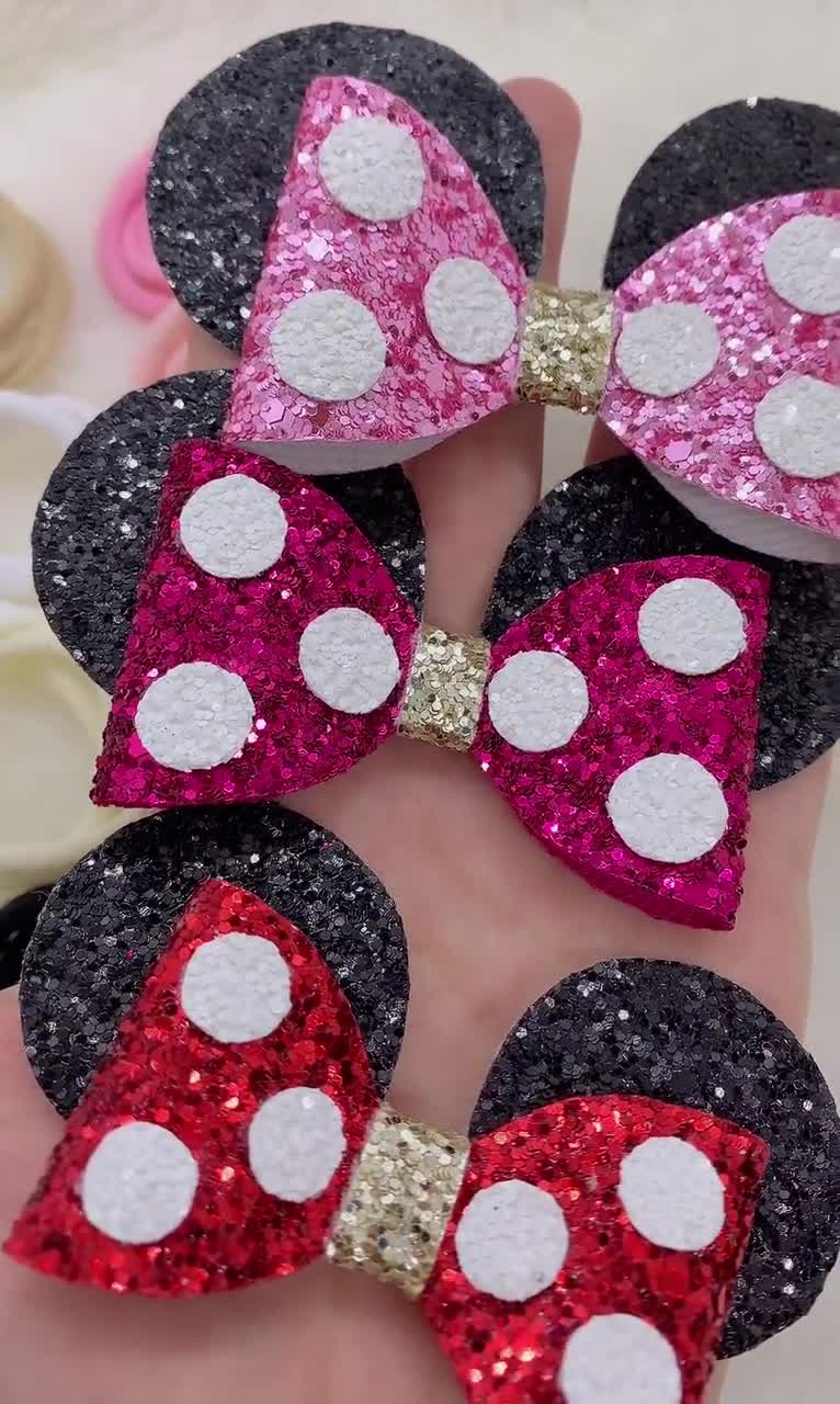 Mimi Mouse Orejas De Minnie Mouse Con Lunares Rojos, Orejas De