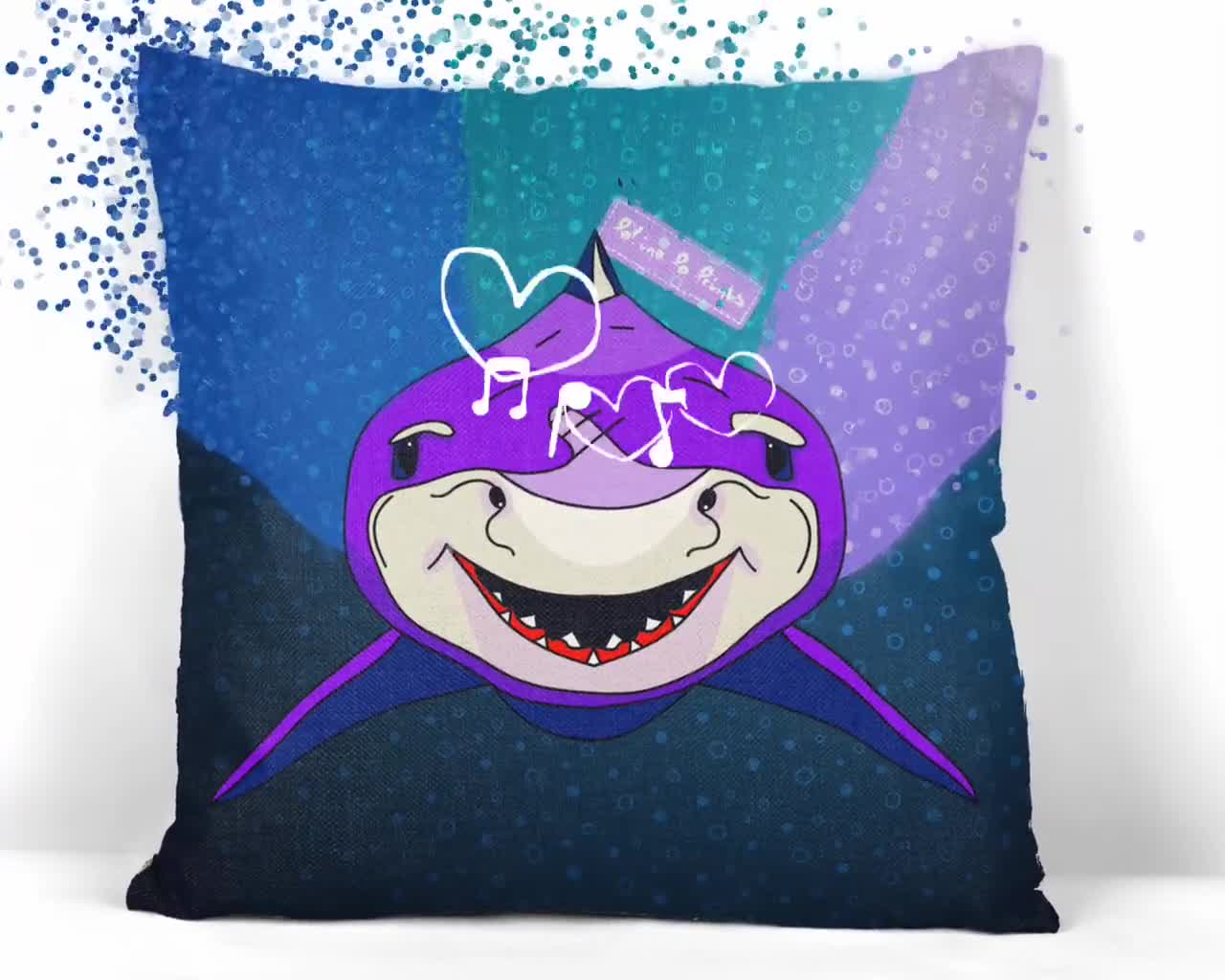 Baby shark pillow outlet case