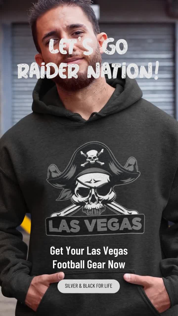  Expression Tees Raider Skull Straight Outta Las Vegas Unisex  Adult Hoodie : Sports & Outdoors