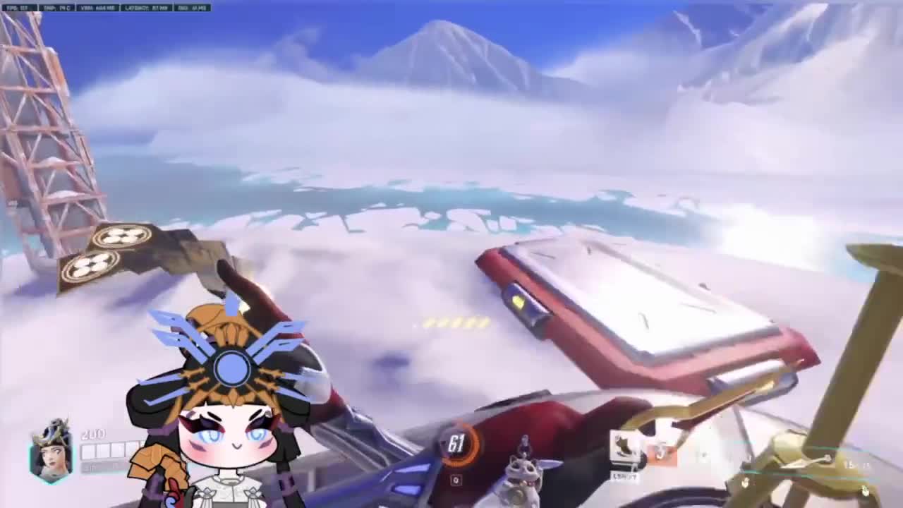 Amaterasu Kiriko Overwatch 2 Pngtuber (SUN) / Twitch Streamer /Discord  Reactive Images / Youtube / Obs / Cute Premade PNG-tuber / Healer, image size:1280x720