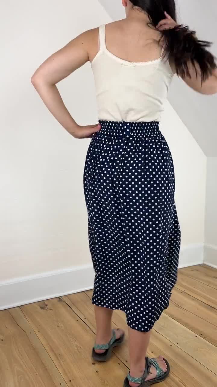 スカート 80s-90s Japanese label dot pleats skirt スカート 80s-90s Japanese label dot pleats skirt スカート
