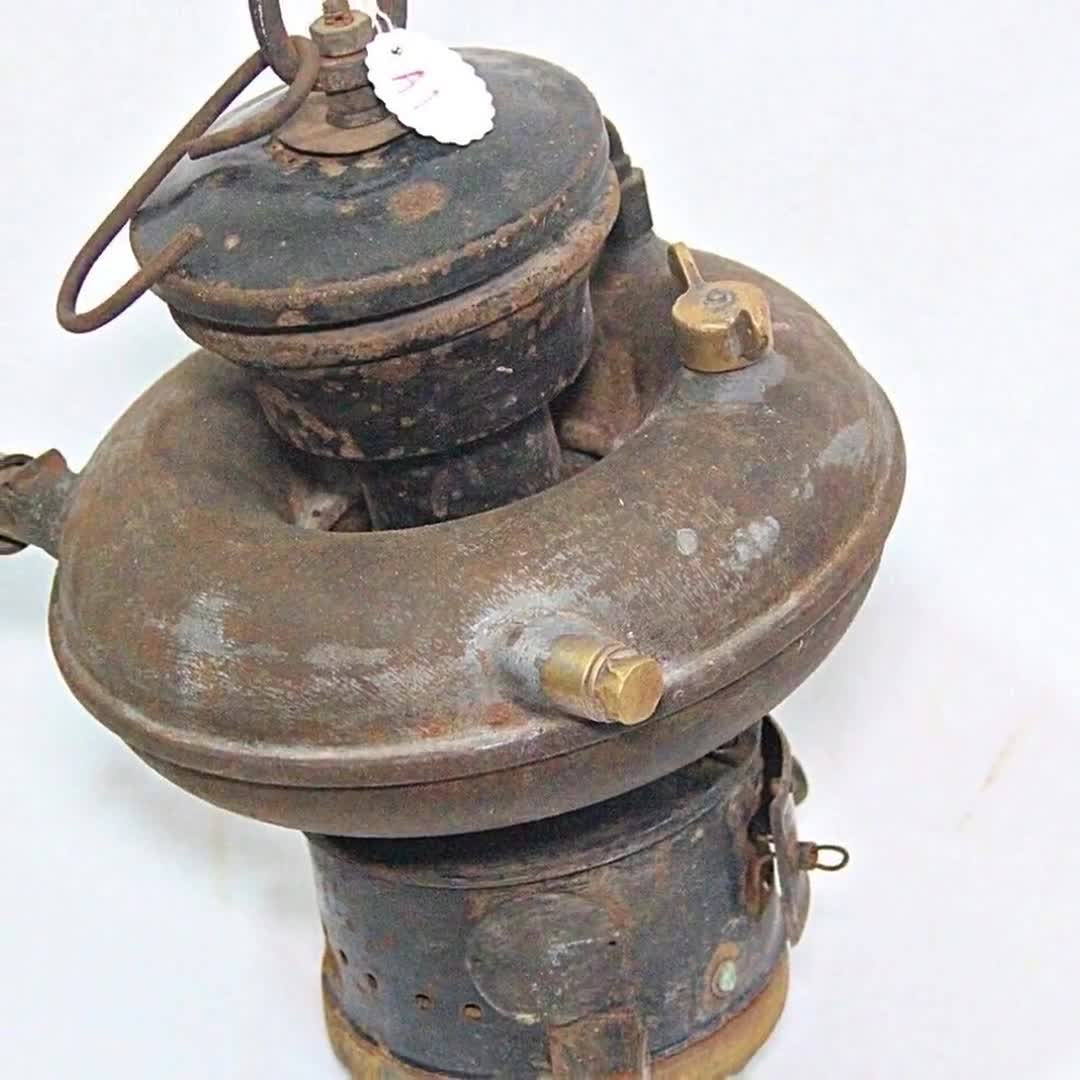 Vintage Petromax 834 Kerosene Lantern | German Pressure Lamp