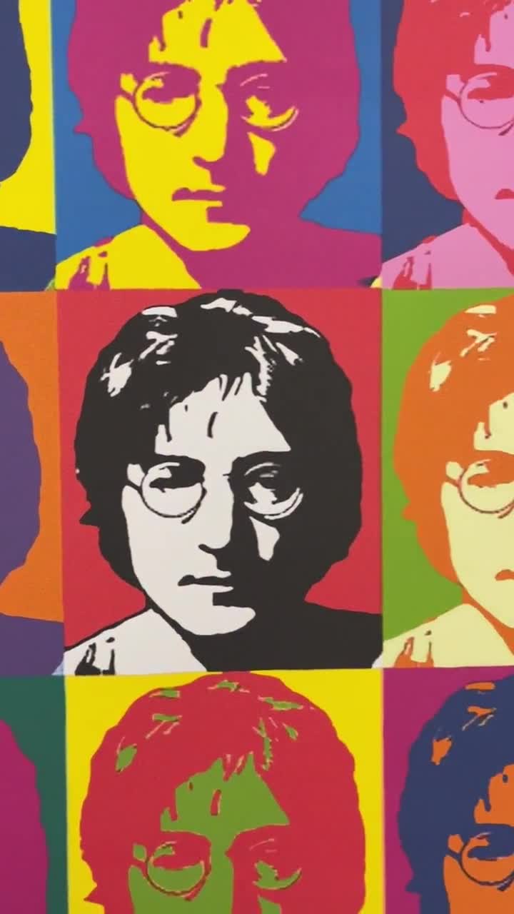 ANDY WARHOL - 9x John Lennon- Signed, Numbered Edition 18/100, 38