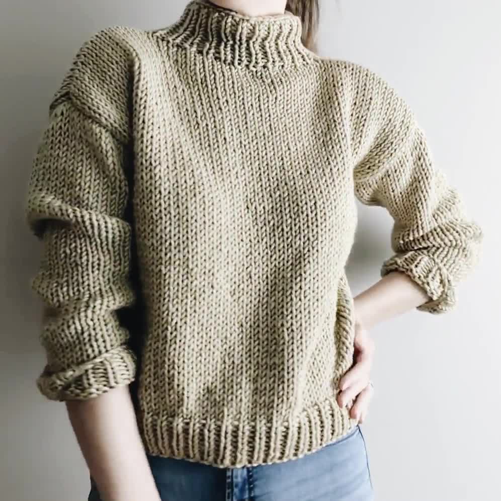 Knitting Pattern | the Riley | Classic Timeless Turtleneck