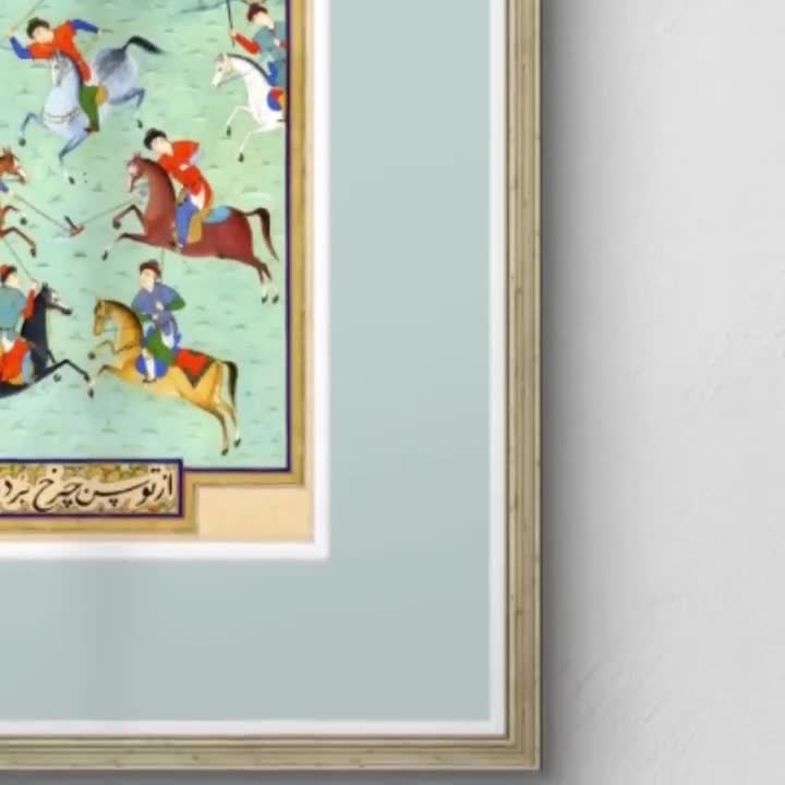 Polo Game – Fine Art Miniature Masterpiece of Equestrian Sport