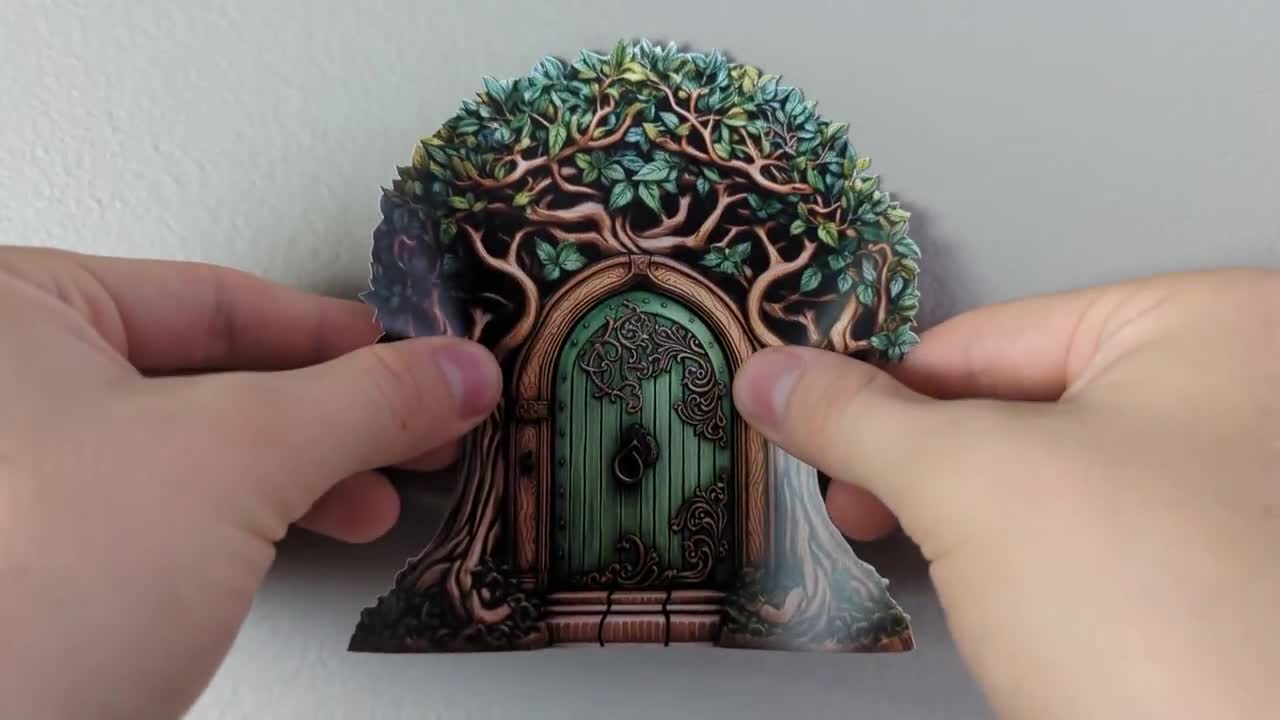 Beautiful Tree Fairy Door - Fairy Door 3D Wall Sticker – My Wonderful Walls
