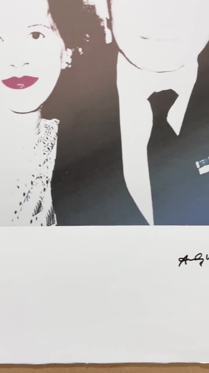 ANDY WARHOL - Samuel and Ethel Lefrak - Signed, Numbered Edition