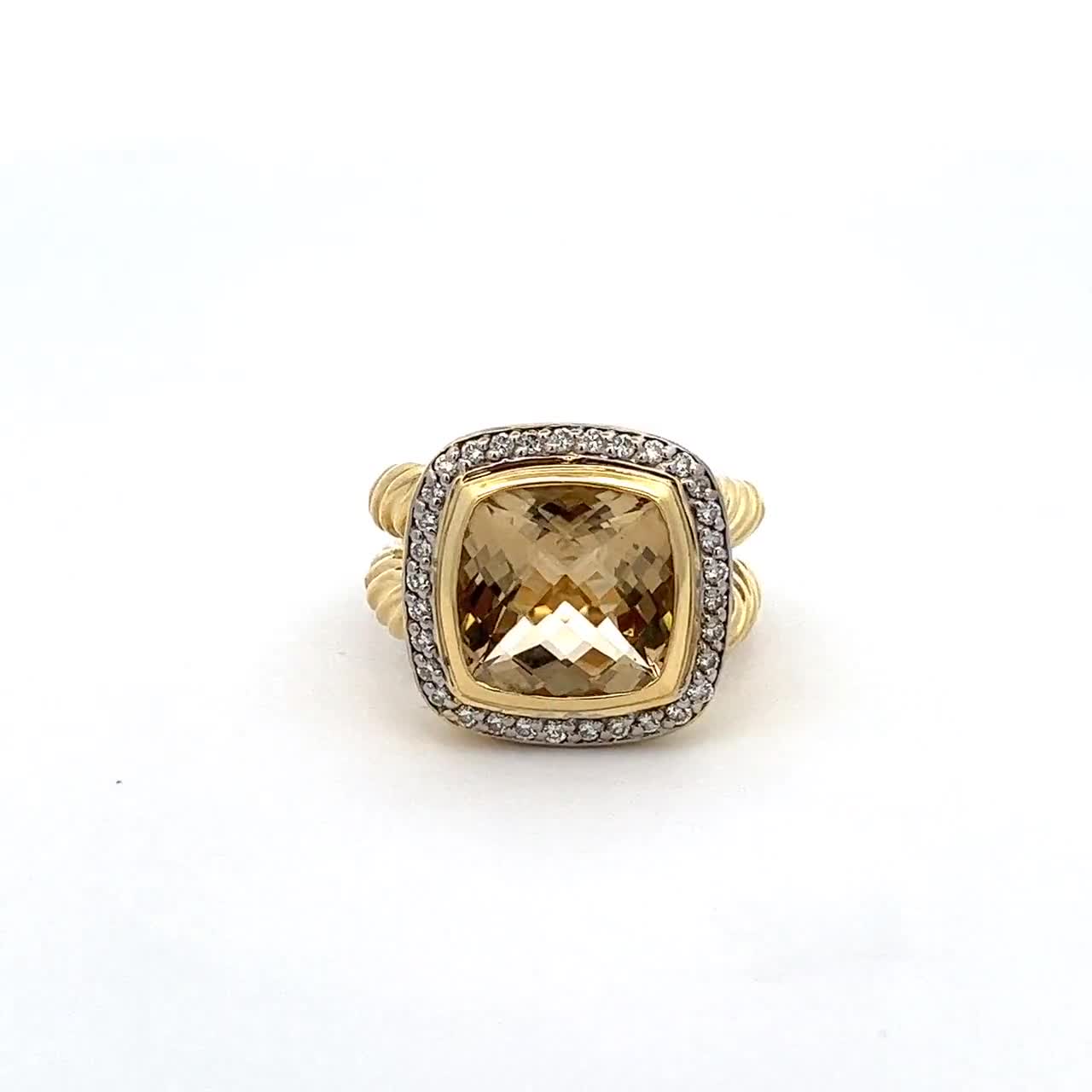 David yurman champagne hot sale citrine albion ring