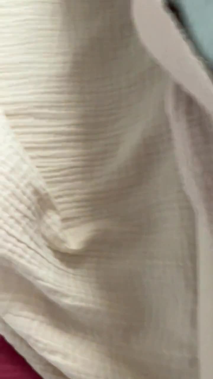 Tissu Mousseline 100% Coton Oeko-Tex – Largeur 150 Cm – Poids 65 G/m² – 1 Mètre