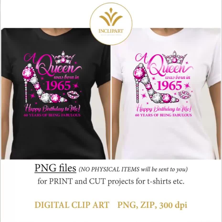 A Queen Was Born In March 1965 55th Birthday Gifts T-Shirt A Queen Was Born In March 1965 55th Birthday Gifts T-Shirt