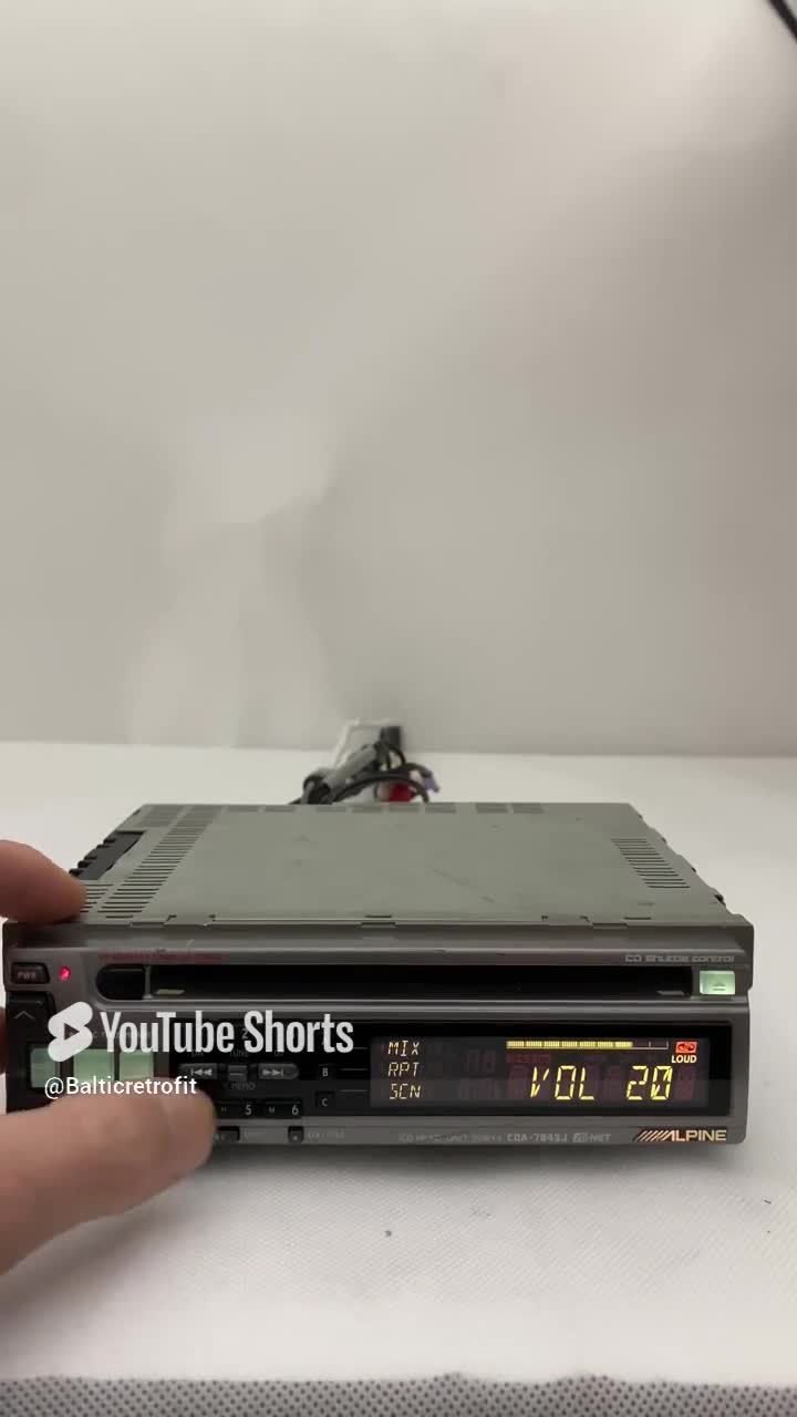 1990s Ultra-rare Alpine CDA-7843J Car CD Radio Player - Etsy