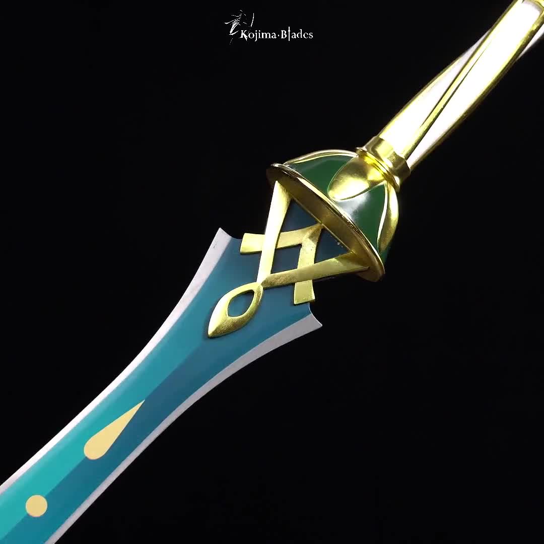 Xiphos' Moonlight Full Metal Replica – Genshin Impact Kazuha Sword