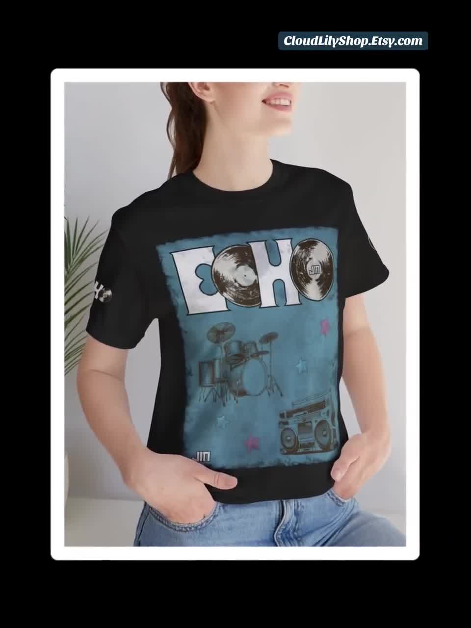 BTS JIN ジン ソクジン Echo Tシャツ M 新品 BTS ジン ECHO Tシャツ、キム・ソクジン Tシャツ、RunSeokjin