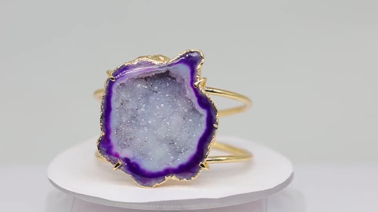 Geode Prong Bracelet