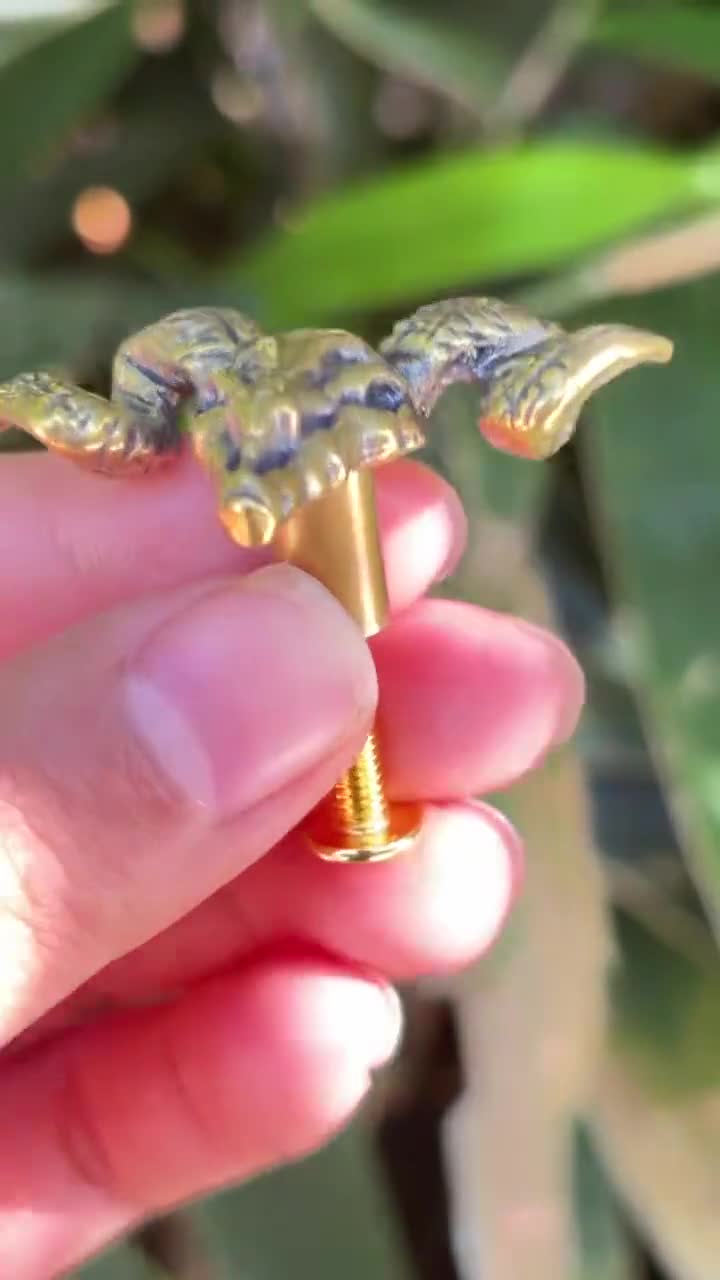 Set of 2,exquisite Ram Skull Drawer Knobs, Decor Handles,metal
