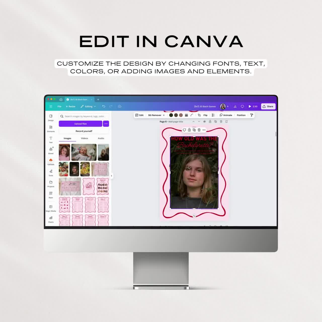 Bachelorette Party Games Template Wavy Pink and Red Bridal Games Bundle Hen Party Games Fun Bridal Shower Games Printable Bachelorette Games video poster