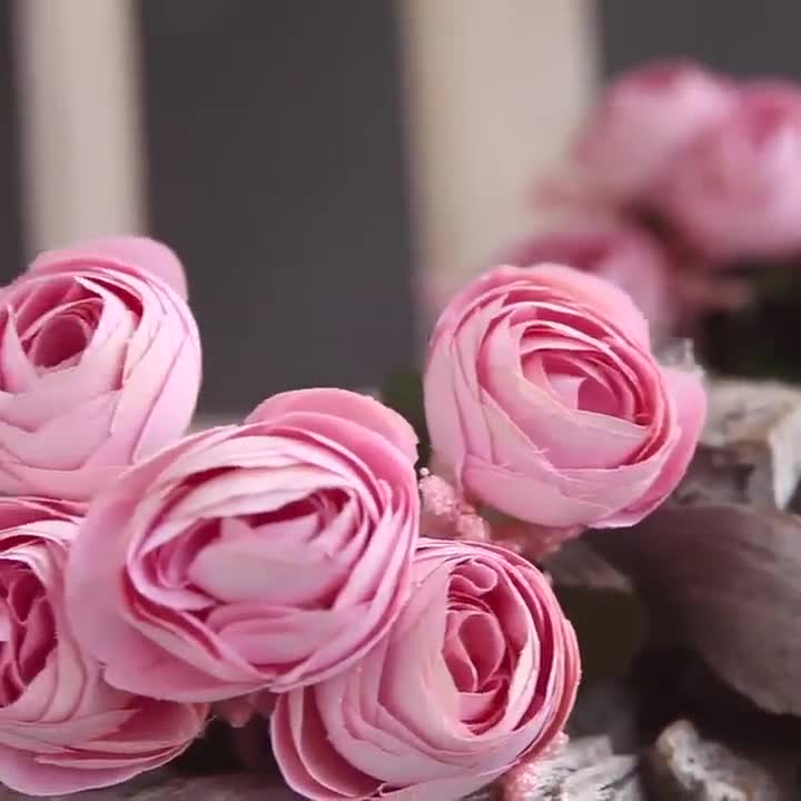 Fiore Di Camelia Artificiale In Seta Bianca – Realistico E Versatile Per Decorazioni Matrimonio, Home Staging E Fotografia, Steli Flessibili Lunghi 32 Cm