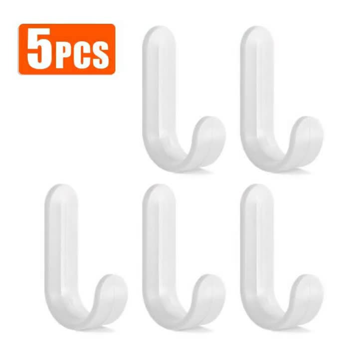 4pcs Cute Creative Adhesive Hooks, Decorative Sticky Wall Hooks Without  Drilling