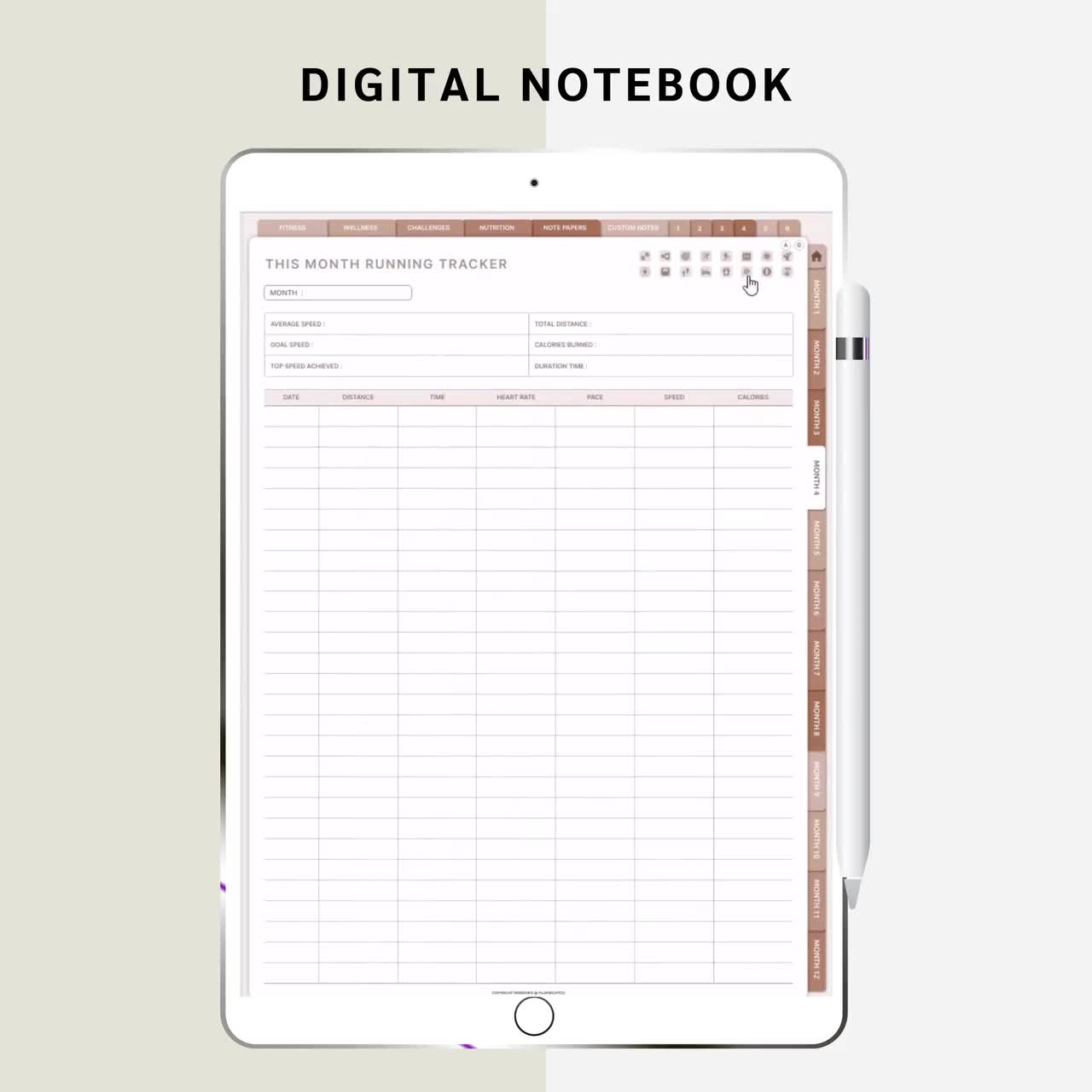 Digital Weight Loss Journal, Digital Planner, iPad Planner, GoodNotes Planner ,Fitness Planner, Workout Planner, Meal Planner, Weight Track video poster
