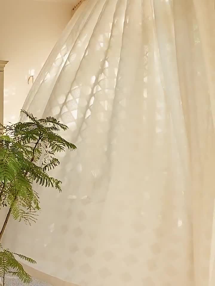 Cortina transparente Marjorie, cortina de algodón beige, panel de cortina personalizado, cortinas de lino, cortina para el dormitorio de la sala de estar, cortina extra larga, 1 pieza video poster