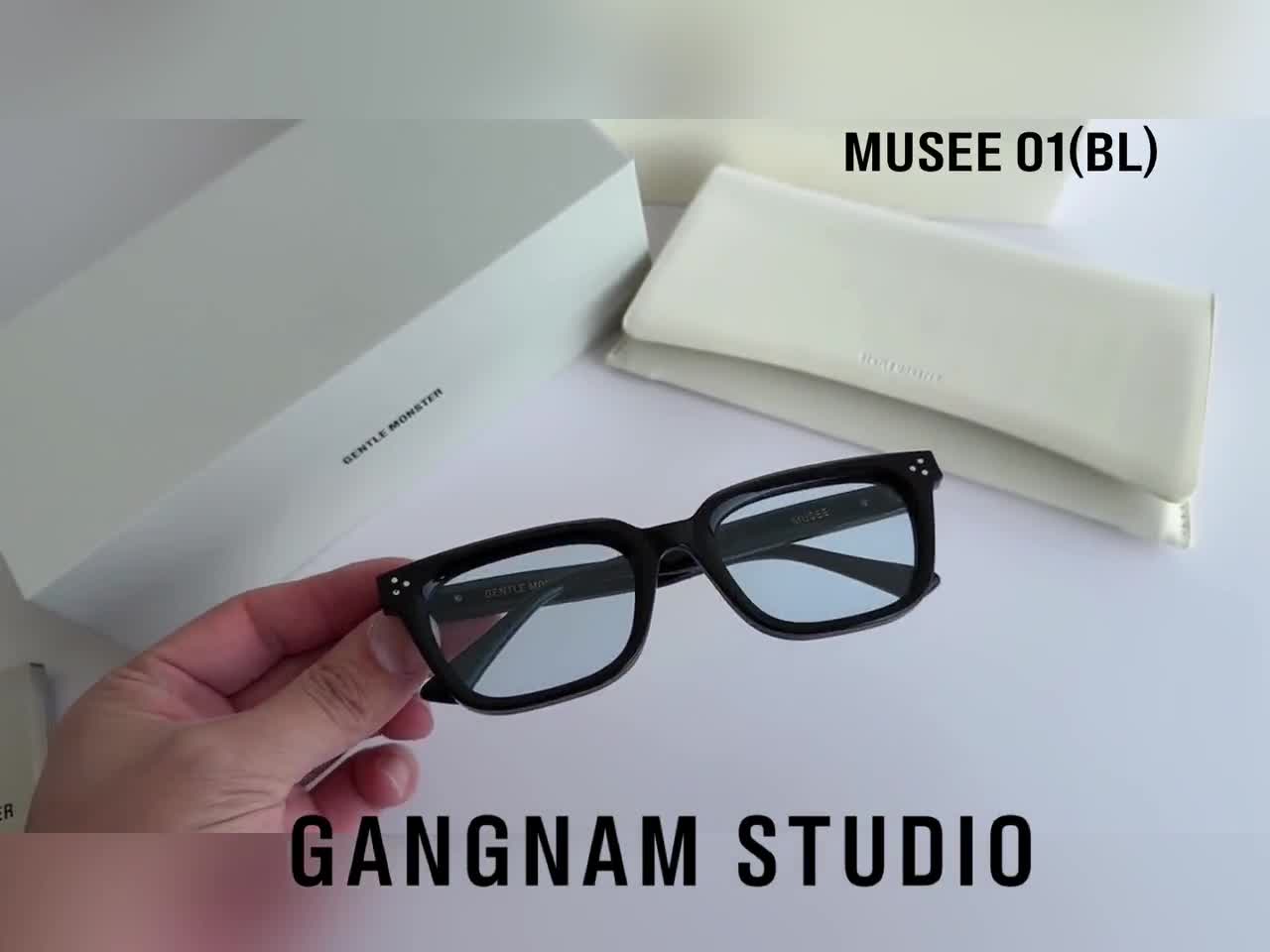 Musee 01, 01(BL) | Gentle Monster Sunglasses | Korean Style Sunglasses |  Sunglasses | Shades | Chic Sunglasses | Gift for her