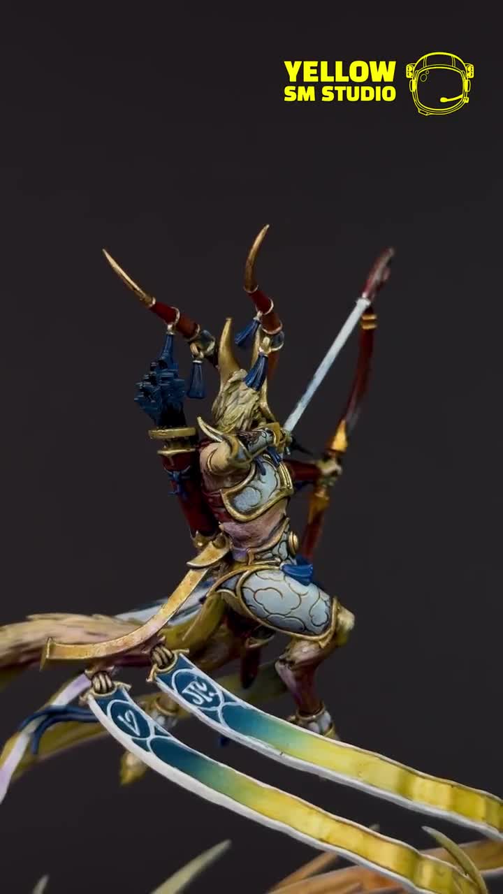 Sevireth Lord Of The Seventh Wind – Warhammer AOS – Lumineth Realmlords – Plastique