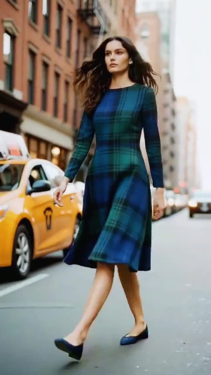 princess polly baby blue dress J. Crew | Dresses | Nwt Jcrew Black Watch Tartan Plaid Long Sleeve Dress main image 0