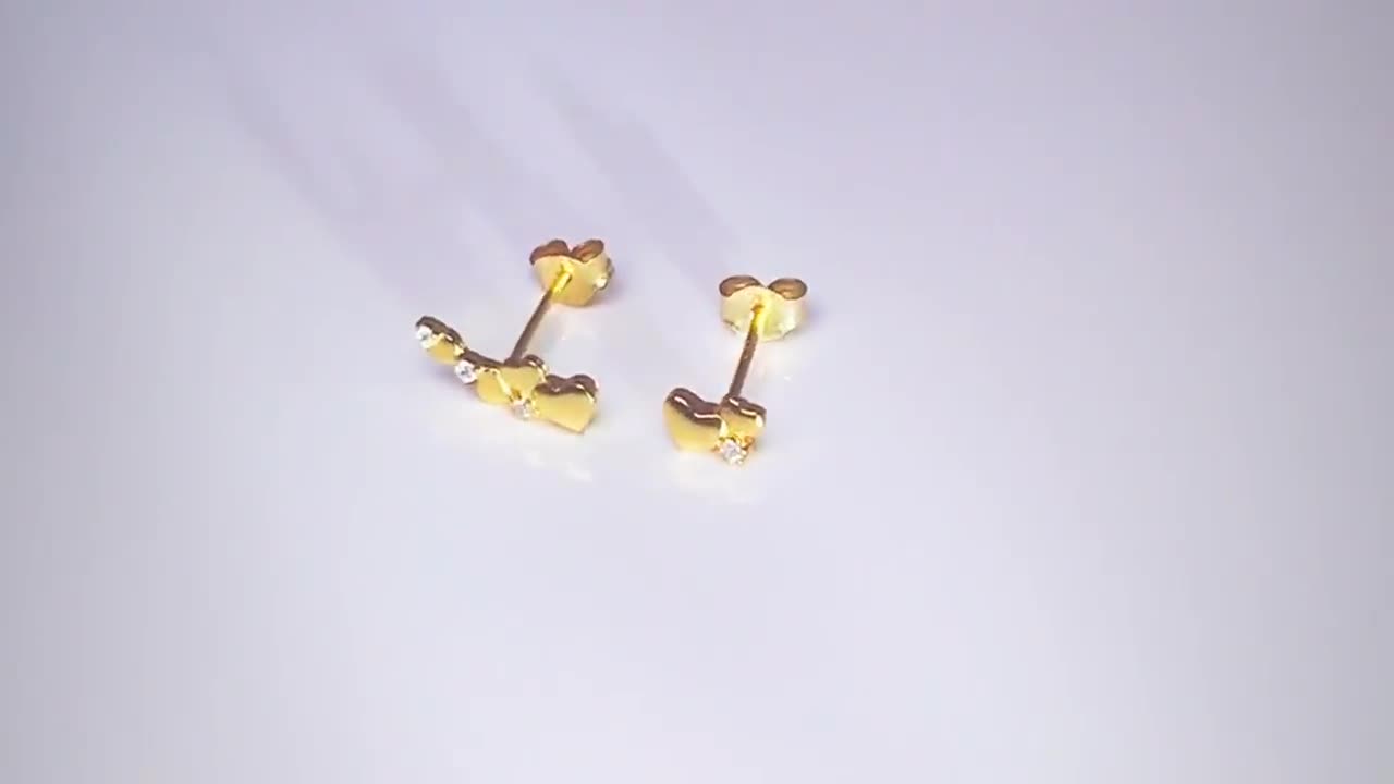 SLUYNZ Orecchini A Cuore Cavo In Argento 925 – Borchie Da 8mm, Ipoallergeniche, Per Donna E Ragazza, Con Panno Pulente