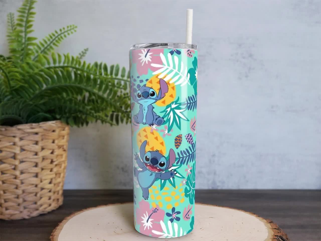 Blue Monster Stitch Tumbler Wrap Design: 20 OZ Skinny Tumbler (Digital Download) video poster