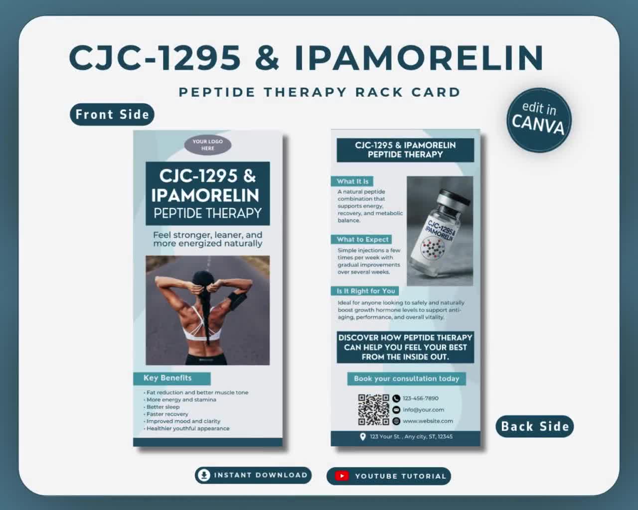 australian personal importation scheme peptides cjc-1295 ipamorelin CJC 1295 Ipamorelin Peptide Therapy Rack Card (Printable)