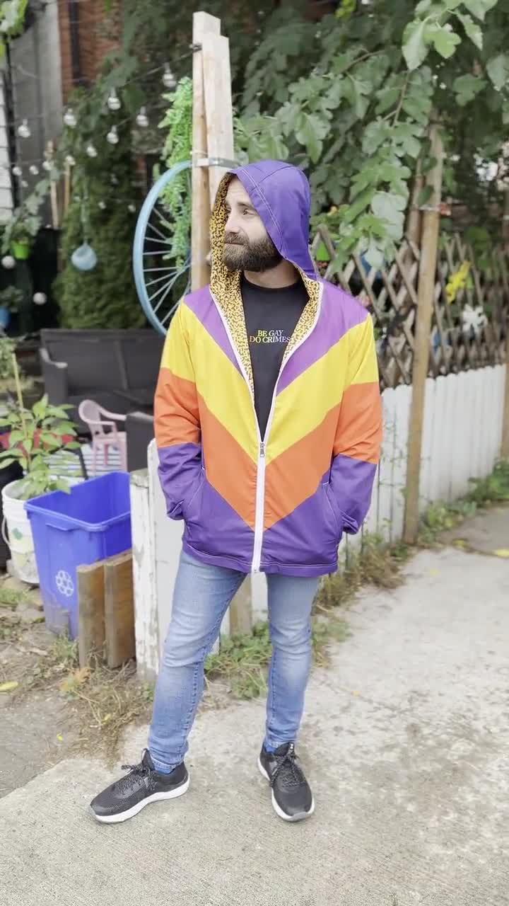 d.i.a カーキジャケット　2way ダメージデザイン　y2k Jas Men's New Diamond Plaid Jackets Men Hip Hop Y2k Bombers