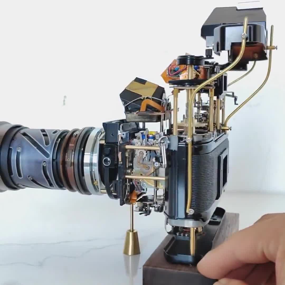 アンティークキャノン 金属製 彫刻 キヤノンカメラの解体アート：3D機械彫刻、写真ギフト - Etsy 日本