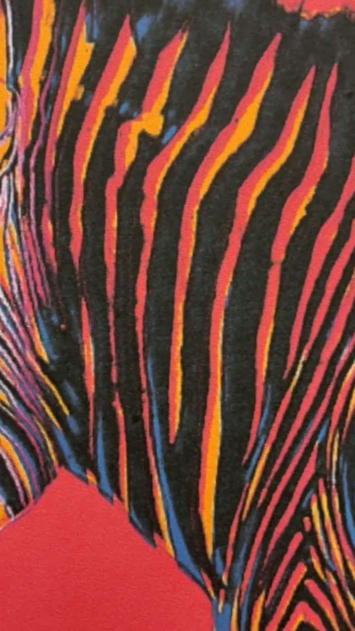 ANDY WARHOL - Grevy's Zebra - Signed, Numbered Edition 135/500, 50