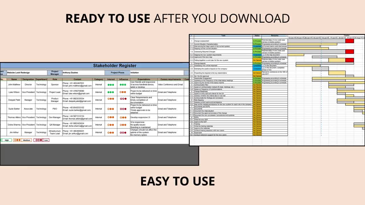 200+ Project Management Templates | Program Management Bundle | PMO | Capacity Planning | Agile | Waterfall | Excel Template video poster