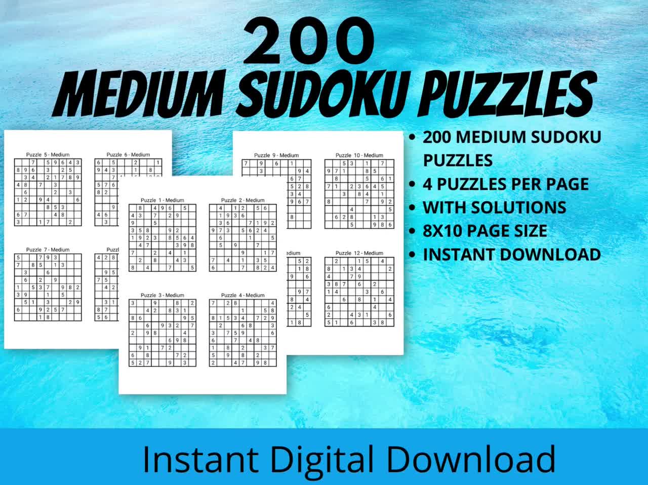 SUDOKUS for KIDS  Math Sudoku Puzzles Ready to print